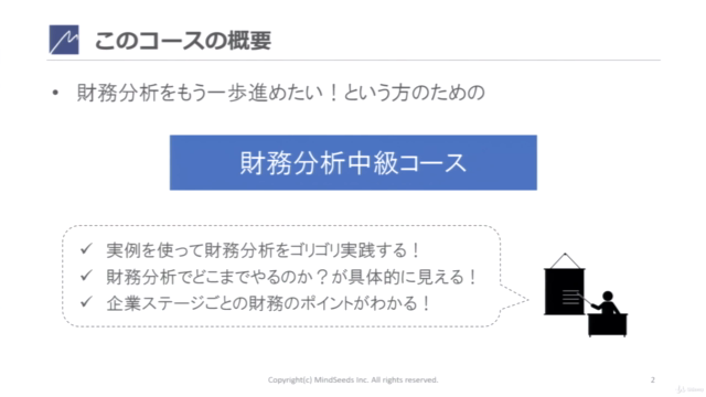 はじめての財務分析(中級)~財務分析から戦略へ!解説3.5時間超の演習中心コース、多くの実例から自分の事業観を深めよう! – Screenshot 1