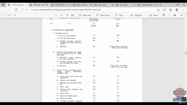 SAP2000: Master Structural Analysis & Design of RCC Building – Screenshot 4