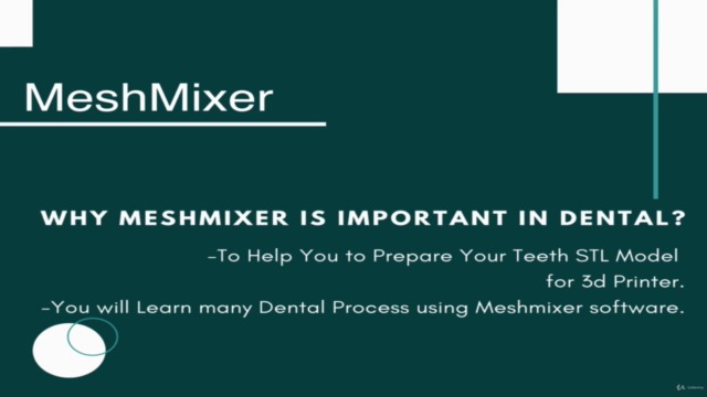 Dental Course : Prepare your STL Teeth Model for 3D Printer – Screenshot 2