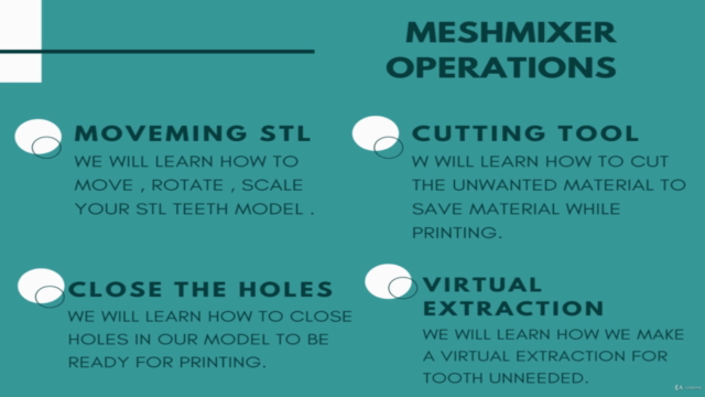 Dental Course : Prepare your STL Teeth Model for 3D Printer – Screenshot 3