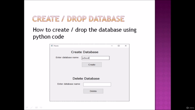 Python Pyqt5 Database Programming with MySql in Qt Designer – Screenshot 1