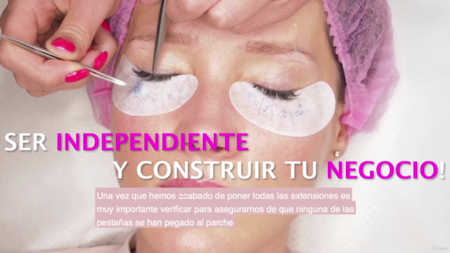 Curso profesional de extensiones de pestañas pelo a pelo – Screenshot 3