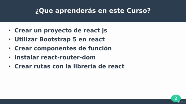 Crea tu primer proyecto en react – Screenshot 1