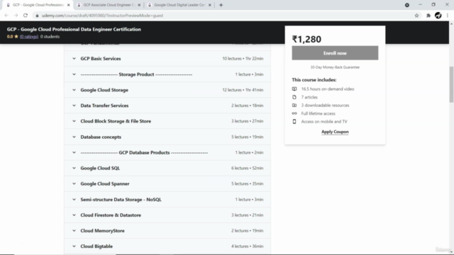GCP - Google Cloud Professional Data Engineer Certification – Screenshot 3