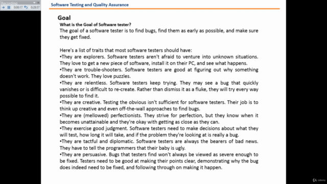 Software Testing – Screenshot 4