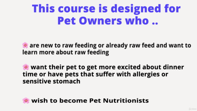 Raw Feeding Diploma & How To Make Home Made Treats – Screenshot 4