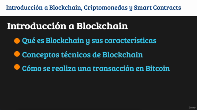 Introducción a Blockchain, Criptomonedas y Smart Contracts – Screenshot 2