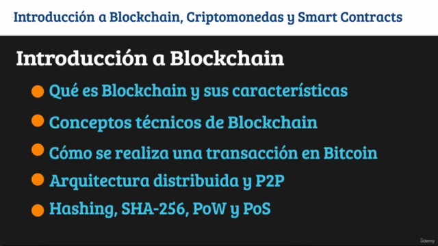 Introducción a Blockchain, Criptomonedas y Smart Contracts – Screenshot 3