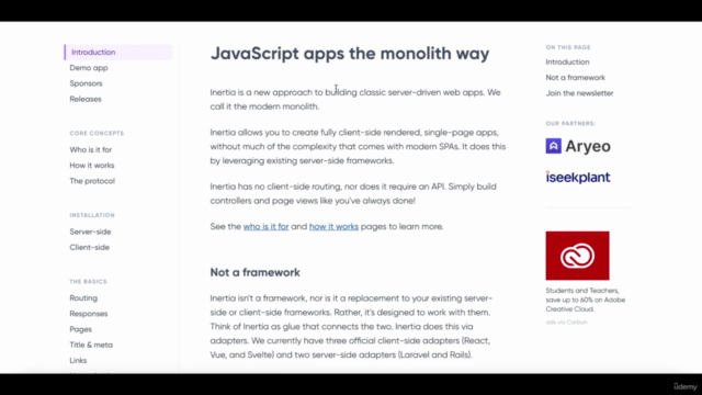 Learn InertiaJs using Laravel and Vue – Screenshot 4