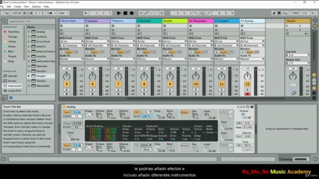Música Electrónica. Instrumentos del Ableton Live - Screenshot_04