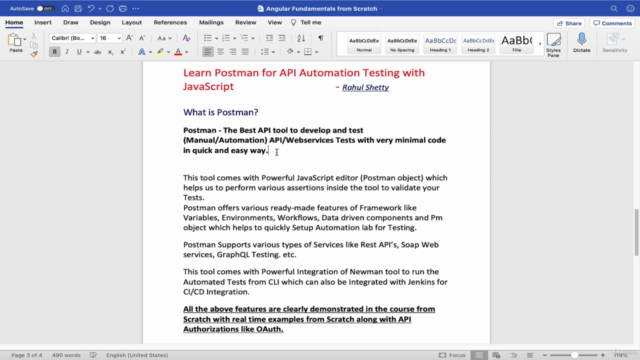 Postman - Learn API Testing from Scratch with Live Projects - Screenshot_01