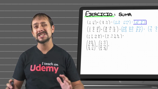 Aprende matemáticas desde cero - Álgebra Matricial – Screenshot 3