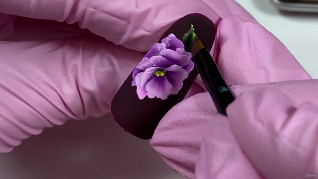 Roses and Peonies - Advanced One Stroke Gel Painting – Screenshot 3