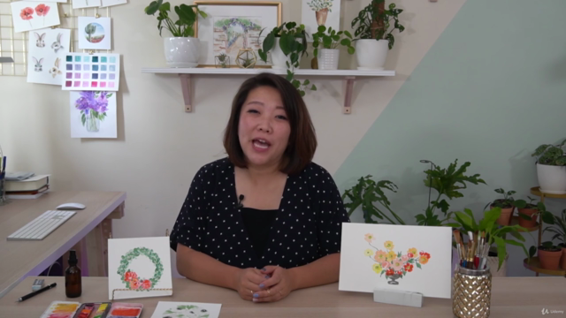 How to Paint: Watercolor Loose Florals for Beginners – Screenshot 1