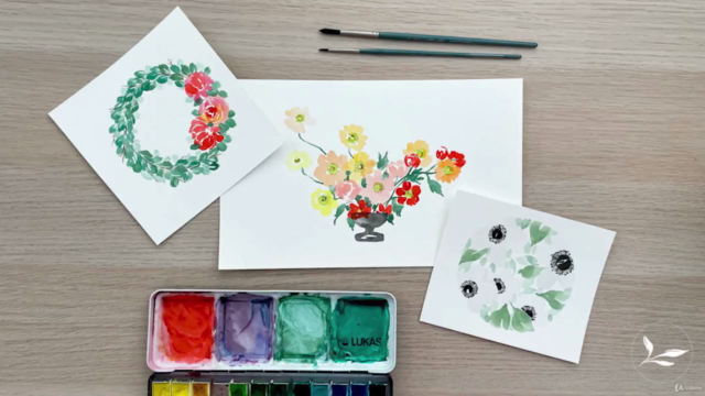 How to Paint: Watercolor Loose Florals for Beginners – Screenshot 3