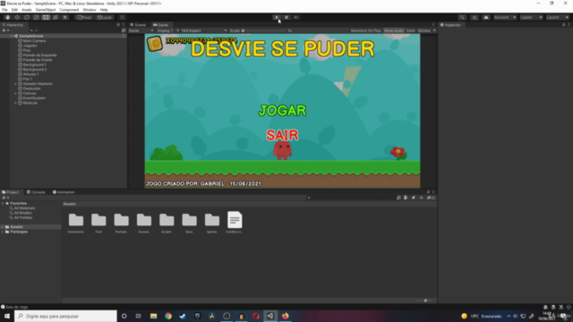 Unity 2D: Aprenda a Desenvolver um Jogo de Iniciante em C#! – Screenshot 3