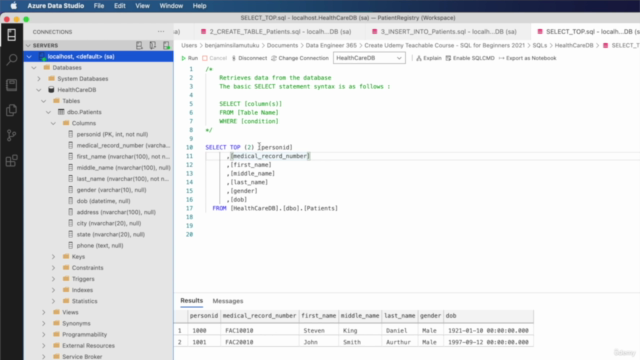 SQL for Beginners 2024 — Learn SQL Step by Step – Screenshot 3