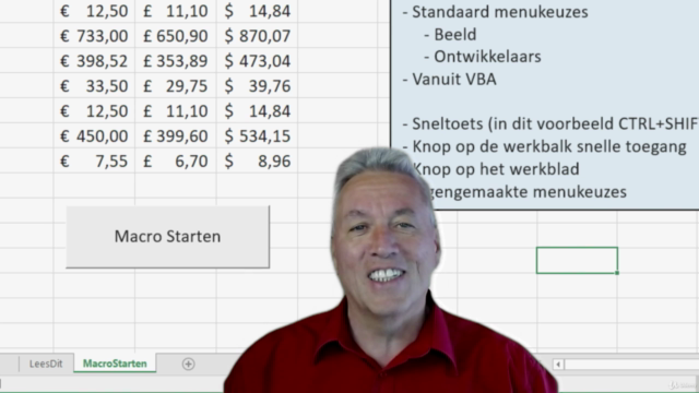 Excel macro's maken! – Screenshot 1