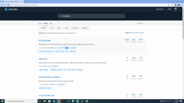 Flutter Uzmanlığına Adım Adım / Paketler Serisi – Screenshot 1