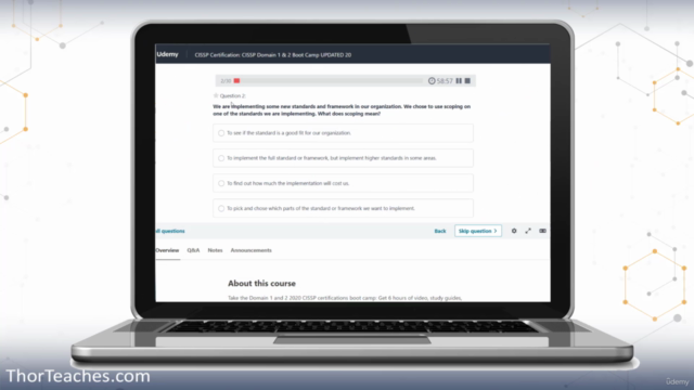 HARD CISSP practice questions #2: All CISSP domains - 125Q – Screenshot 3