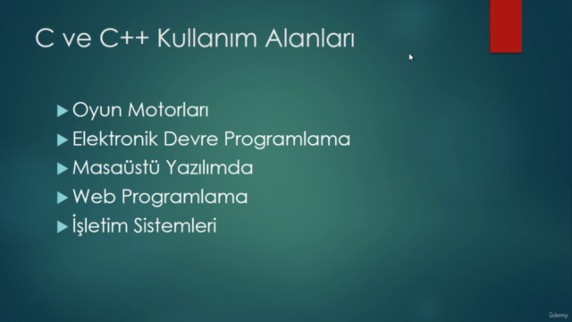 C / C++ Programlama Dili, Sıfırdan Profesyonelliğe Adım Atın – Screenshot 1