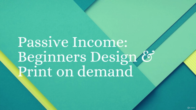 Passive Income: Beginners Design & Print on demand – Screenshot 1