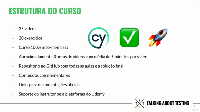 Boas práticas em automação de testes com Cypress – Screenshot 2