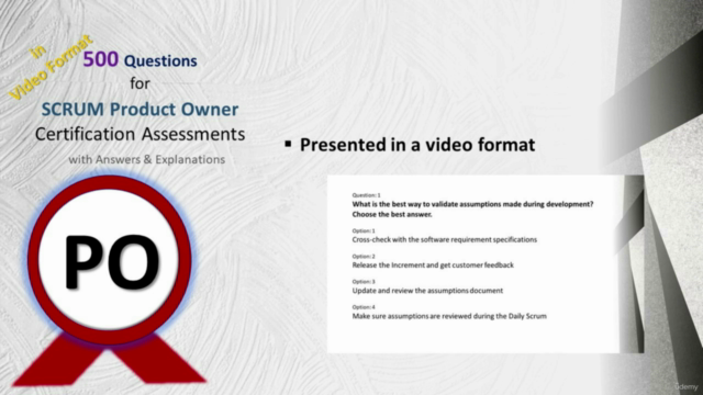 Scrum Product Owner Certification: 500 Questions + Ans 2022 - Screenshot_03