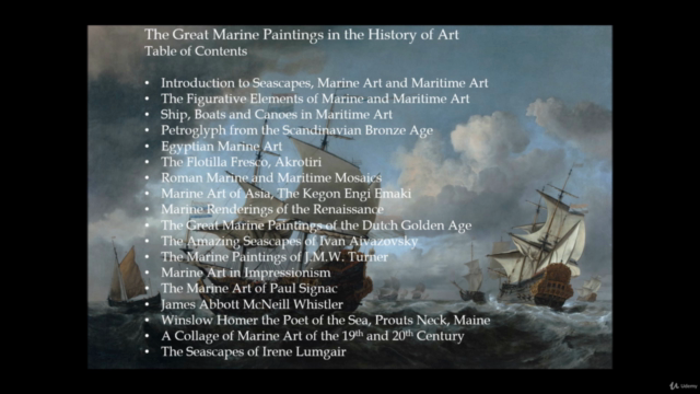 The Great Marine Paintings in the History of Art – Screenshot 1