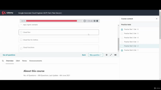 Google Certified Associate Cloud Engineer Real Practice Exam – Screenshot 2