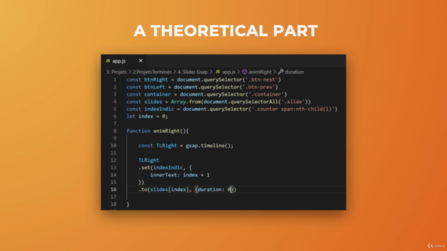 Master JavaScript Animations with Greensock – Screenshot 1