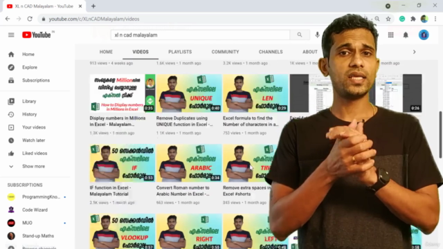 Microsoft Excel Beginner to Professional (Malayalam) – Screenshot 1