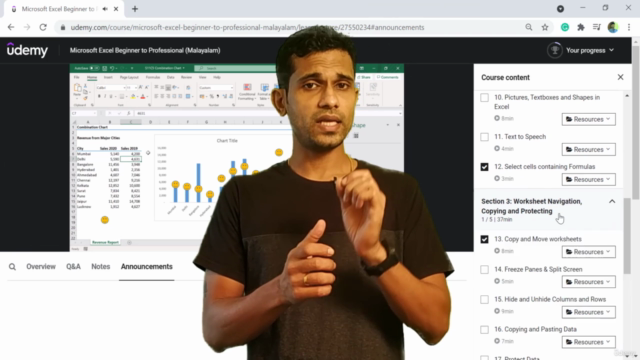 Microsoft Excel Beginner to Professional (Malayalam) – Screenshot 2
