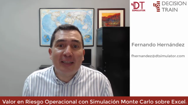 Valor en Riesgo Operacional con Simulación Monte Carlo Excel – Screenshot 1