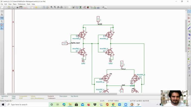 VSD Intern - 10-bit DAC design using eSim and Sky130 – Screenshot 2