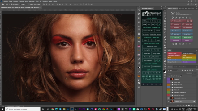 Photoshop para fotógrafos/Tratamento de pele. – Screenshot 1