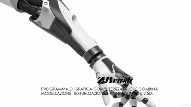 Corso base di modellazione 3D con Zbrush – Screenshot 1