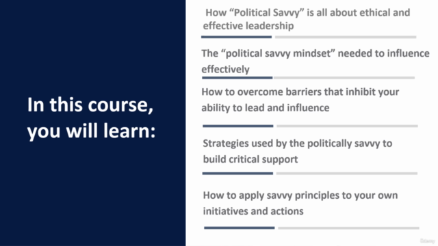 Political Savvy: Maximizing Your IMPACT in the Organization – Screenshot 4