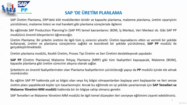 SAP ERP PP Üretim Planlama Eğitim Seti (Production Planning) – Screenshot 2