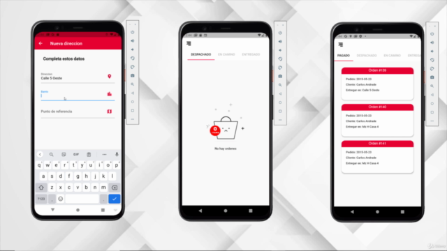 Flutter: App Delivery con NodeJS, SQL y Pasarelas de pago – Screenshot 2