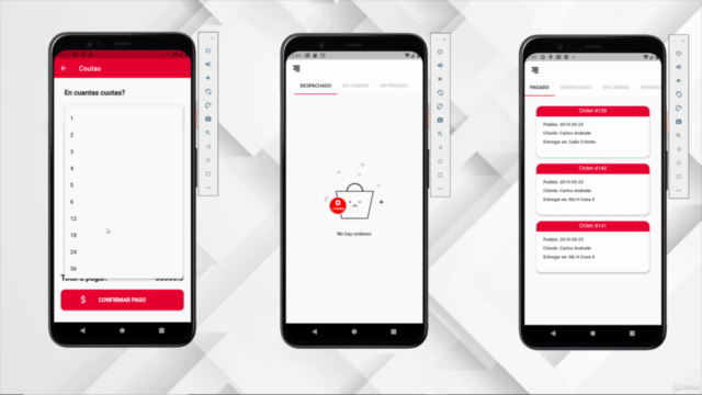 Flutter: App Delivery con NodeJS, SQL y Pasarelas de pago – Screenshot 3