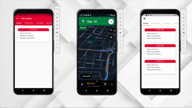 Flutter: App Delivery con NodeJS, SQL y Pasarelas de pago – Screenshot 4