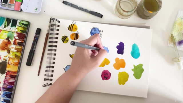 WATERCOLOR BASICS: 5 projects to unlock your creativity – Screenshot 4