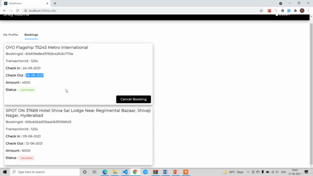 MERN Stack : Hotel Booking App with React ,Node ,Mongo 2021 – Screenshot 4
