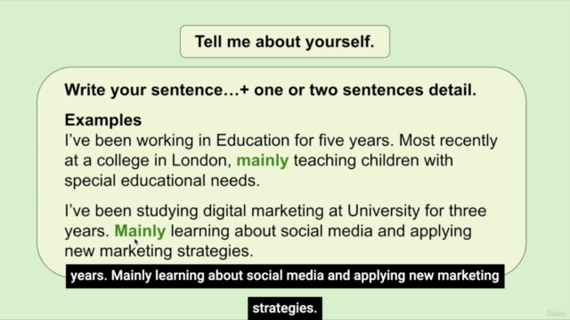 English for Job Interviews: Preparation for All Questions – Screenshot 1