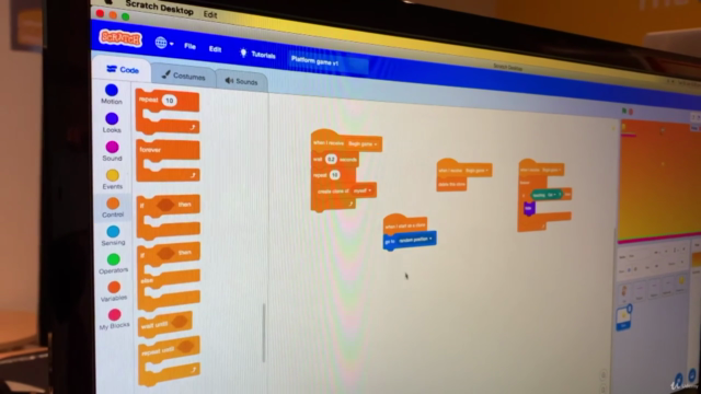 Scratch games coding for kids - Advanced Scratch 2 – Screenshot 3