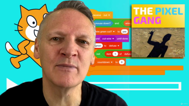 Scratch games coding for kids - Advanced Scratch 3 – Screenshot 1