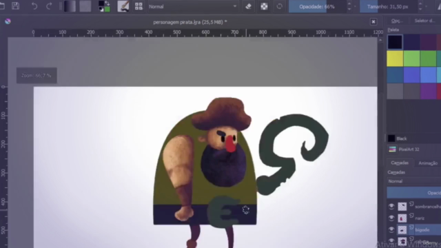 Animação cut out para JOGOS 2D no BLENDER – Screenshot 2