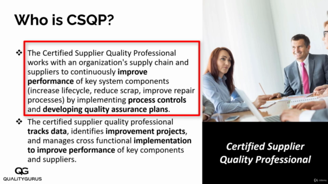 Certified Supplier Quality Manager Training [2023] - Screenshot_01