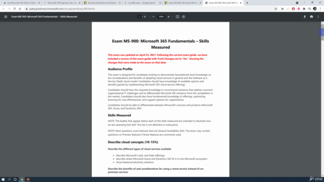 MS-900 Exam: Microsoft 365 Fundamentals Course + DEC 2021 - Screenshot_03